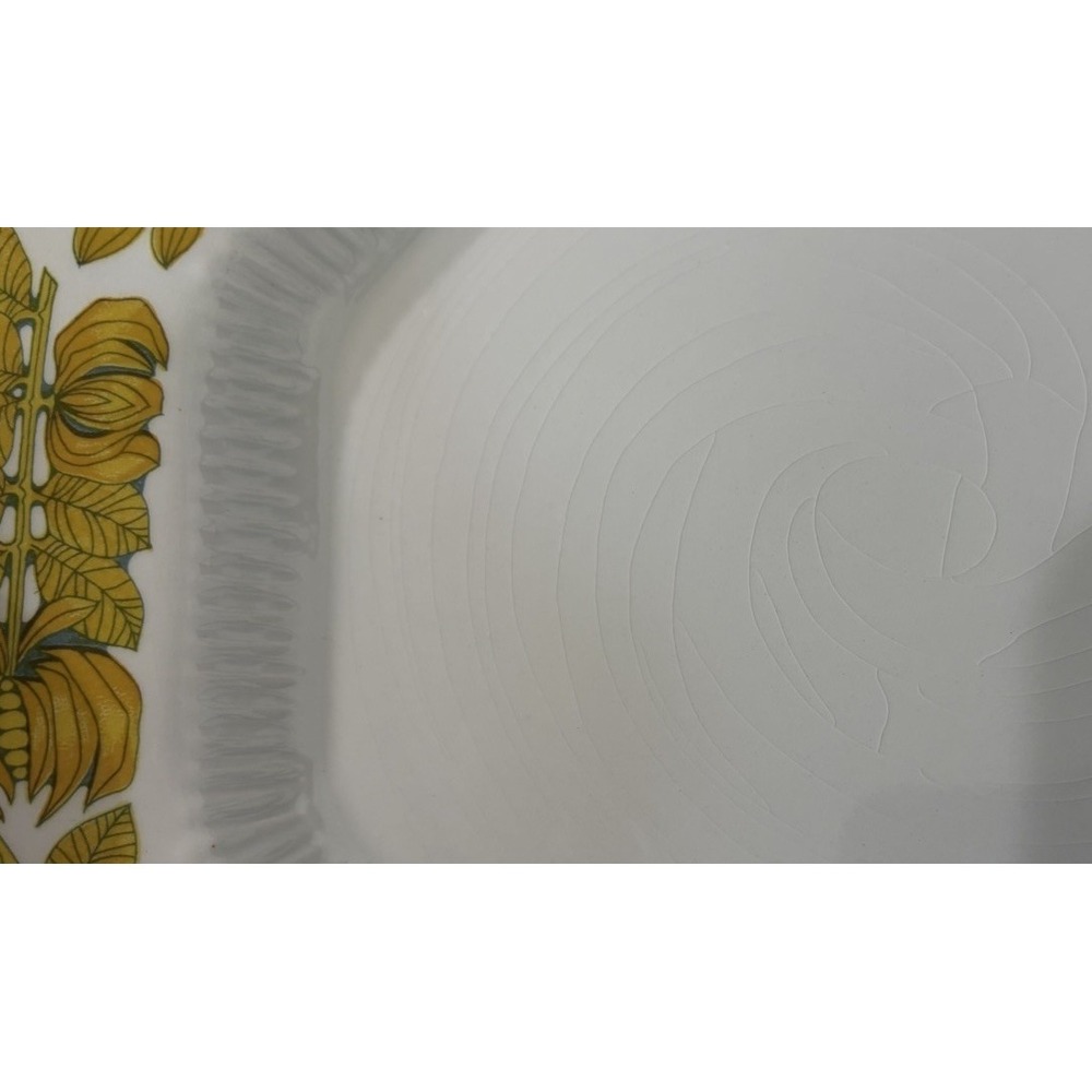 Vintage Set of 4 Yellow Bouquet Dinner Plates Independence Ironstone Japan 11" - Picture 15 of 16